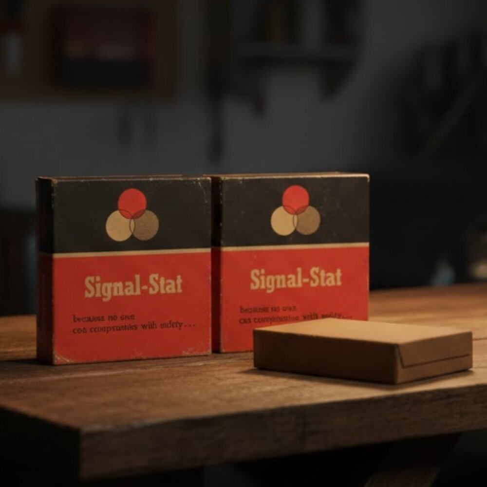 Lot of Three Signal-Stat No.3T2 Orange and Red & 302 Red